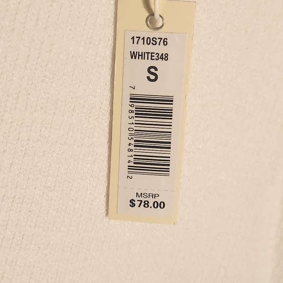 Max Studio Nordstrom Heather Oatmeal Ruched Sleeve Knit Sweater Size Large NWT - - Picture 4 of 5